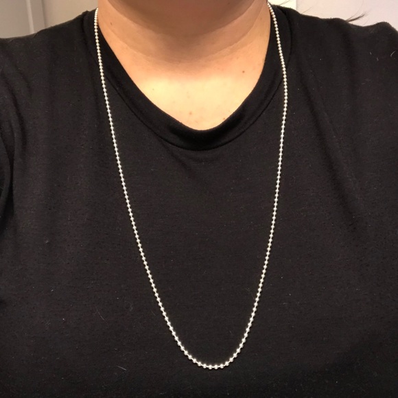 Sterling Silver Ball Chain 24 